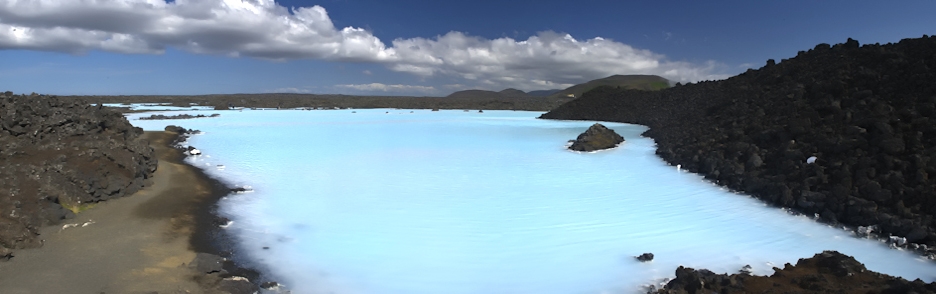 Modrá laguna Island